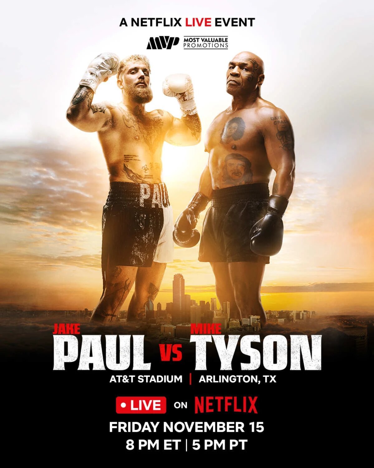 Boxing ? Paul vs. Tyson poster